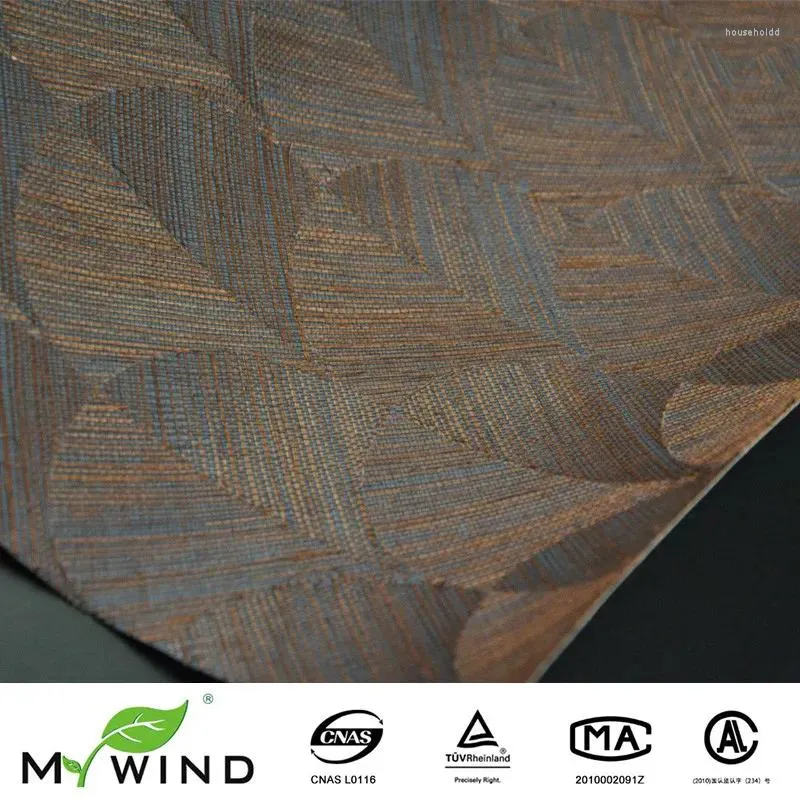 Behang 4519 Klein Voorbeeld MYWIND Luxe Handgemaakte Wandbekleding Sisalvezels Natuurlijke Materialen Textuur Exotisch Interieur Decoratie Designs