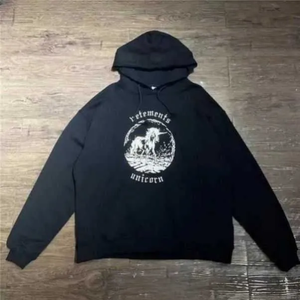 2024 VETEMENTS Hoodie Bordado Letras Impressas Frente e Traseira Masculina e Masculina Moletom Com Capuz Carta Impressão Fleece 301