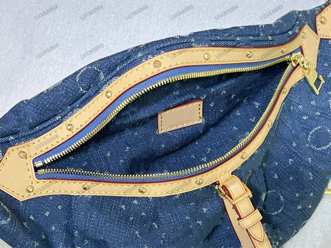 Designer Denim Canvas Shoulder Bag For Women Small Leather Designer Denim Canvas Shoulder Bag For Women Small Leather