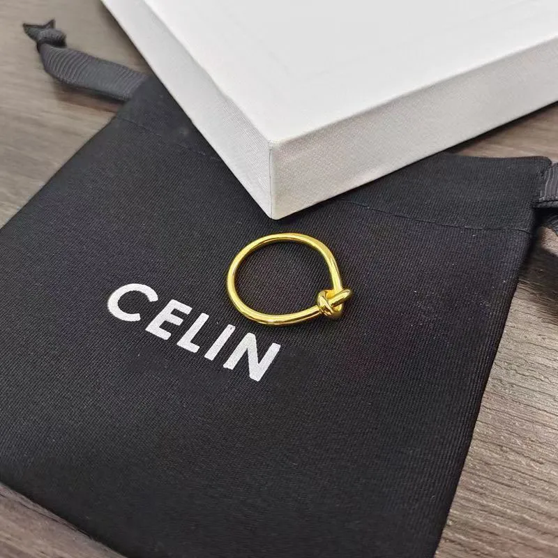 Designer Cel Knot Ring Personalized Fashion Simple Beauty High Quality