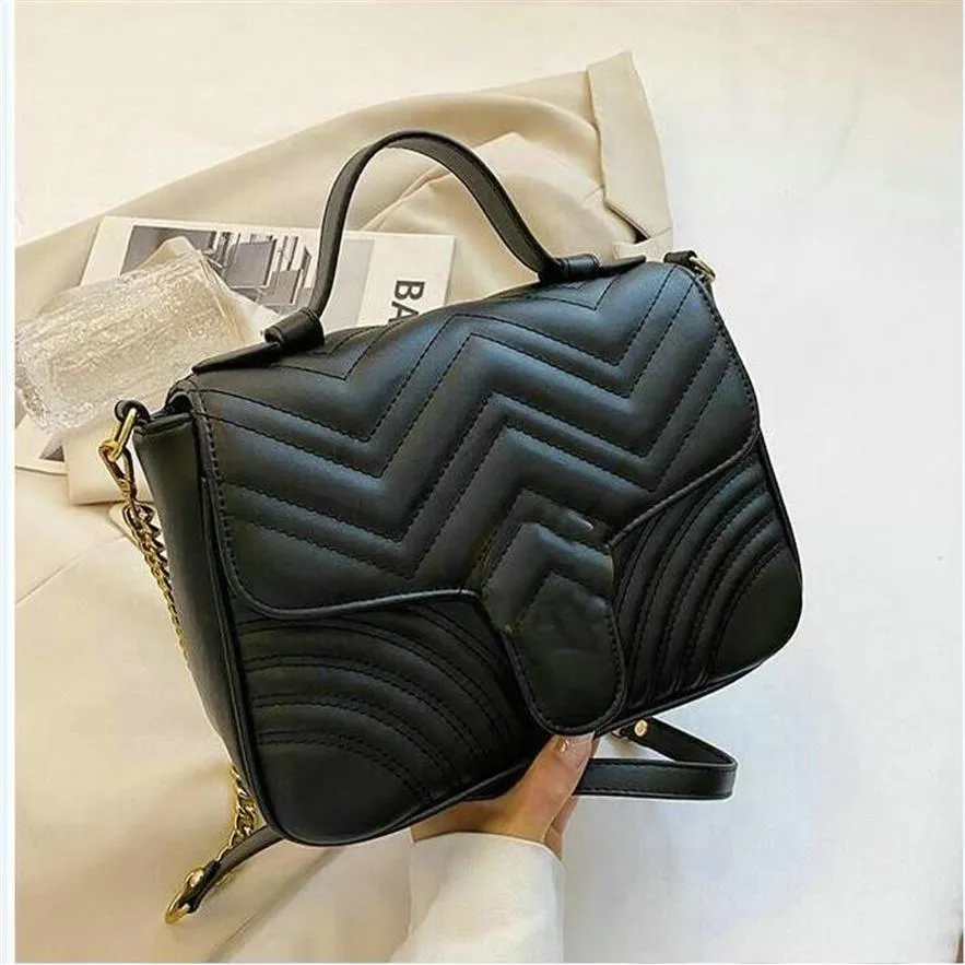 مصمم أزياء حقائب الكتف حقائب اليد محافظ جلدية سلسلة كروس كبرسونجر حقيبة حقيبة 7713er207u
