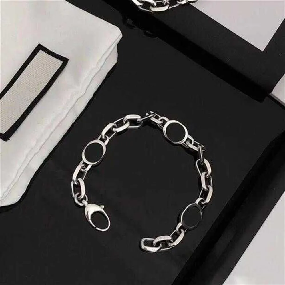 Designer Unisex Punk Armband Manchet Bangle Mannen Vrouwen Zilver Rvs Sieraden Vrouwen Hoge Kwaliteit Hiphop Armbanden Met box2525