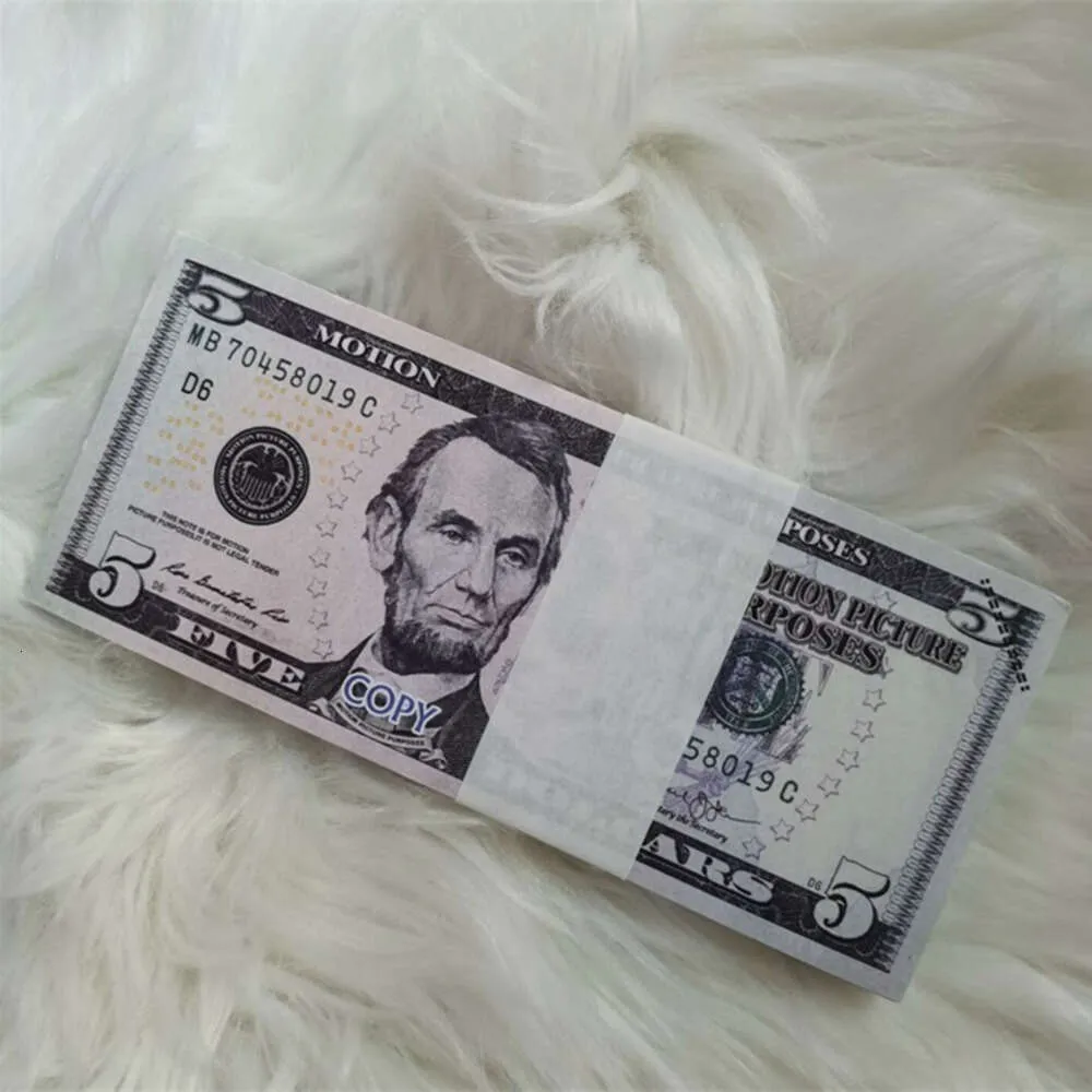 High Pieces/package American 100 Free Bar Currency Paper Dollar Atmosphere Quality Props 100-5 Money 93065Y9QT77F