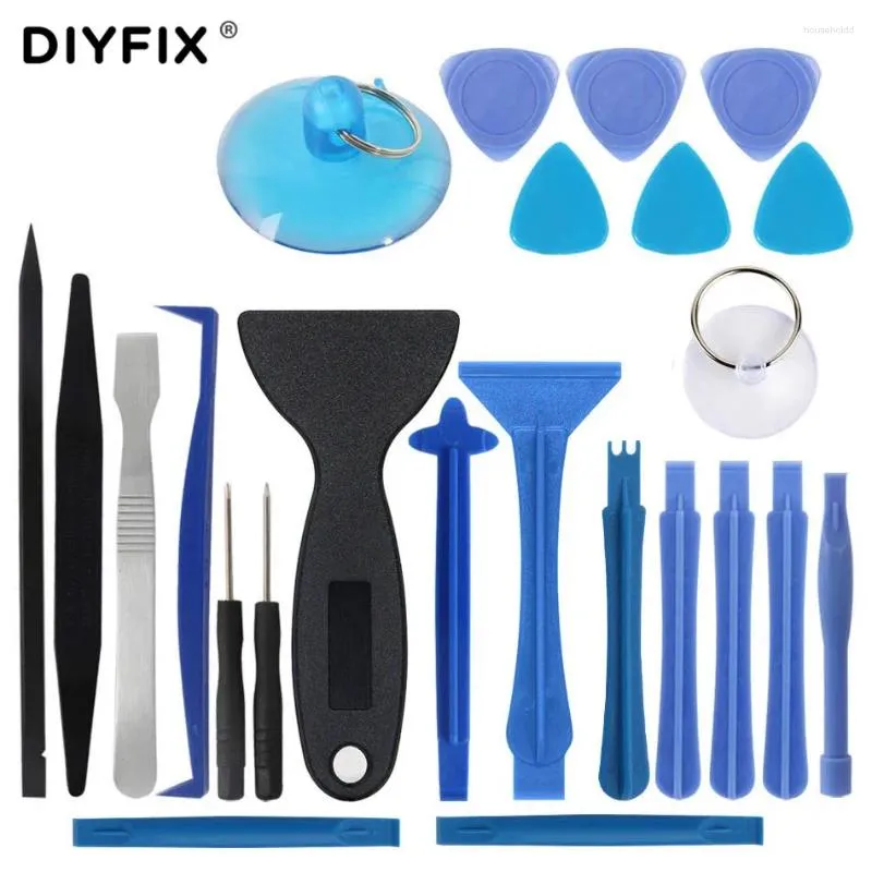 أدوات اليد المهنية مجموعات DIYFIX 24 في 1 أدوات فتح الهاتف المحمول مجموعة مفك البراغي مجموعة تفكيك لجهاز الكمبيوتر اللوحي iPad iPad