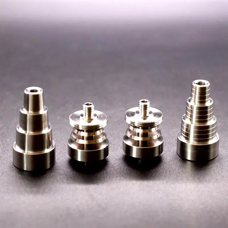 3 Stile Titan-Nagelhandwerkzeuge 10 mm 14 mm 18 mm 6-in-1-Universal-Infinity-Domeless-Nägel Einstellbar männlich oder weiblich Öl Gr2 11 LL