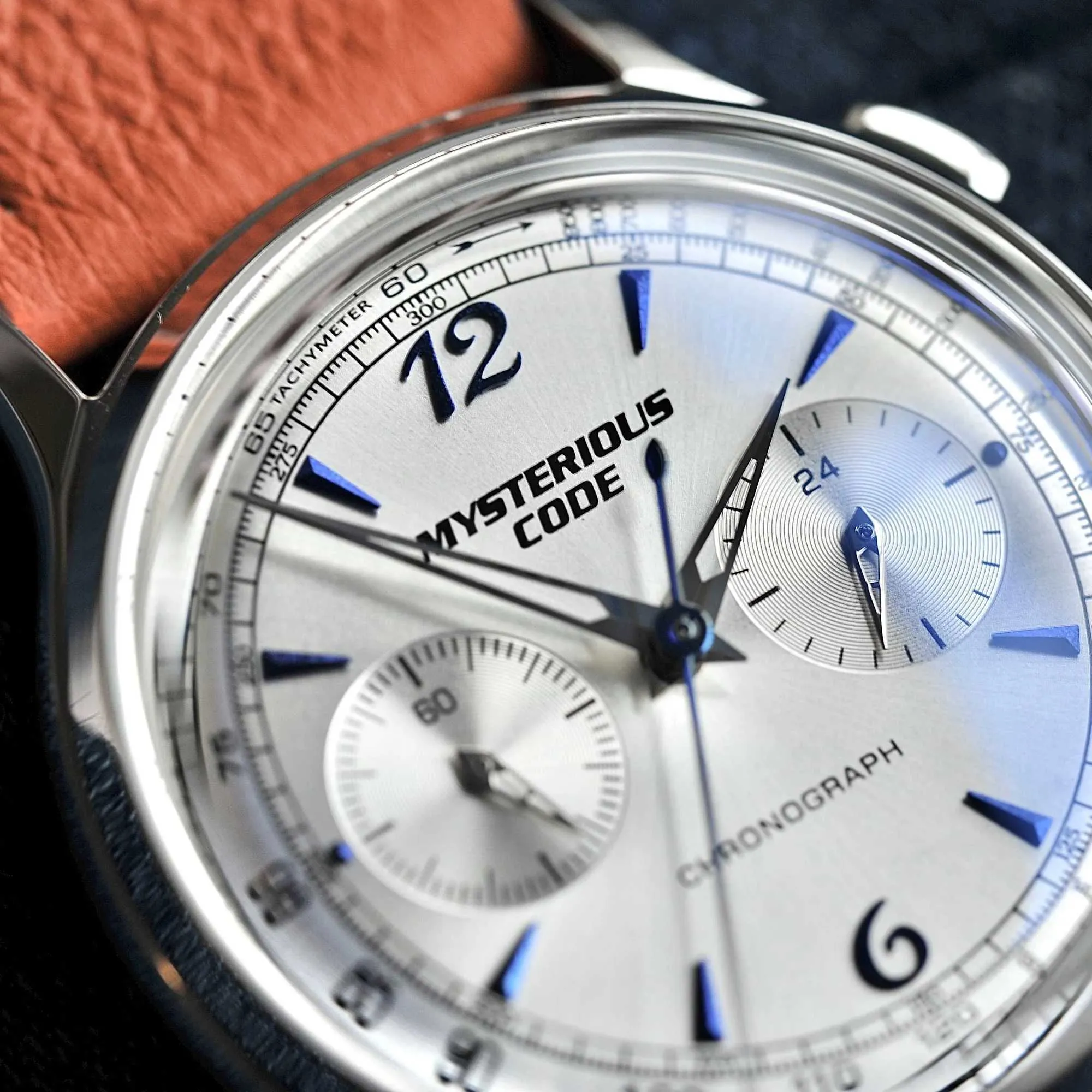 MYSTERY CODE Homage Watch for Men Japan VK64 Chronograph