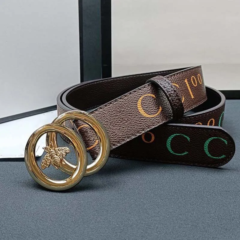 Bälten Big Designer Belt Black Belt Man Belt With Box Woman Fashion Buckle äkta läderbältes klassiker Letters Casual Festival Belt Valentine Day Luxury Gift for Men