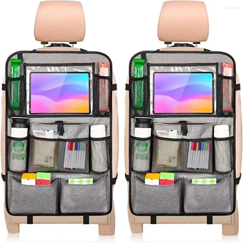 Auto-Organizer, Rücksitz-Aufbewahrungstasche mit faltbarem Tischtablett, Tablet-Halter, Taschentuchbox, Auto-Schutz-Zubehör