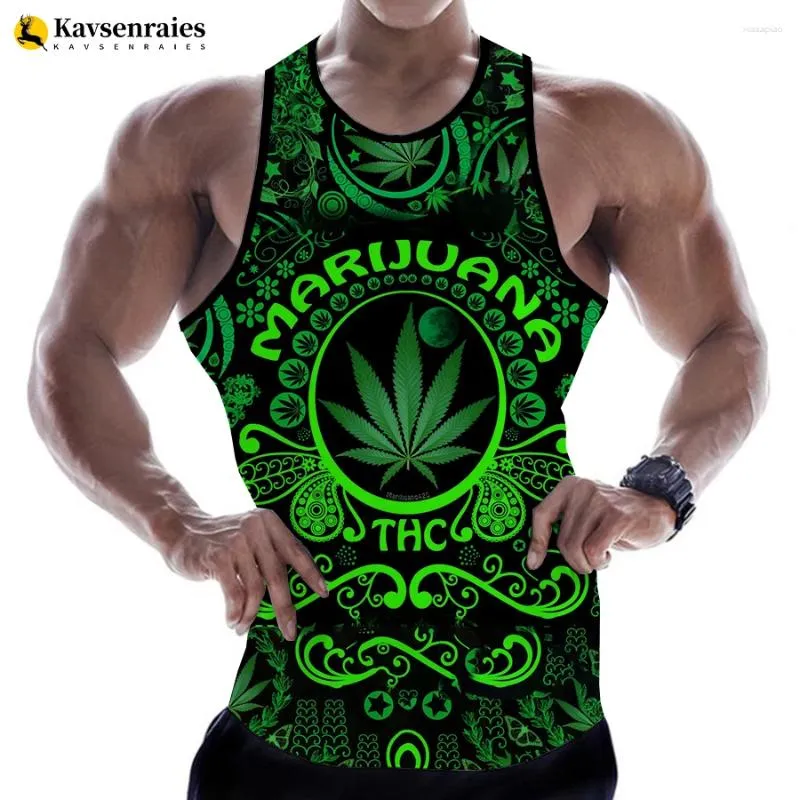 Men's Tank Tops Funny 3D Print Trippy Printed Men Vest Summer Casual Singlets Sleeveless Hip Hop Oversized