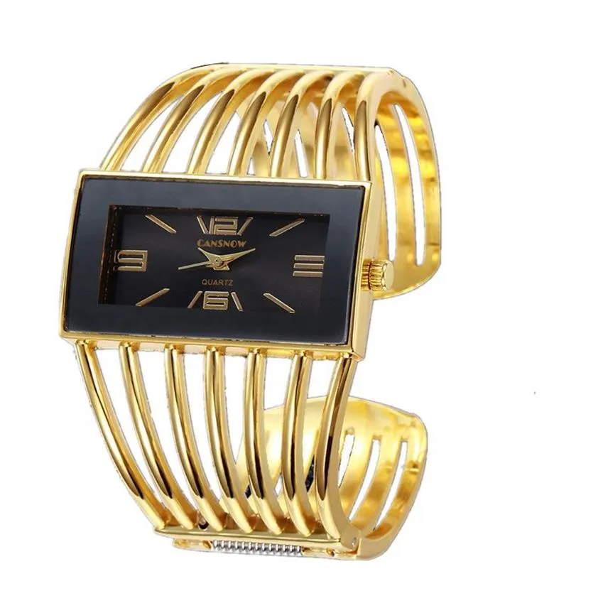 Big Face Gold Silver Bangle Watch Women Elegant Brand Analog Quartz Watch Ladies Watches Reloje Mujer Montre Armband Femme 2018271d