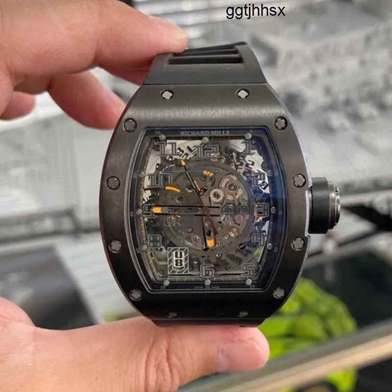 Luxe horloge RM-polshorloge Richardmille-polshorloge RM030-serie Machinery RM030 Limited 42 * 50 mm RM030 Geheel zwart Samurai Geheel zwart