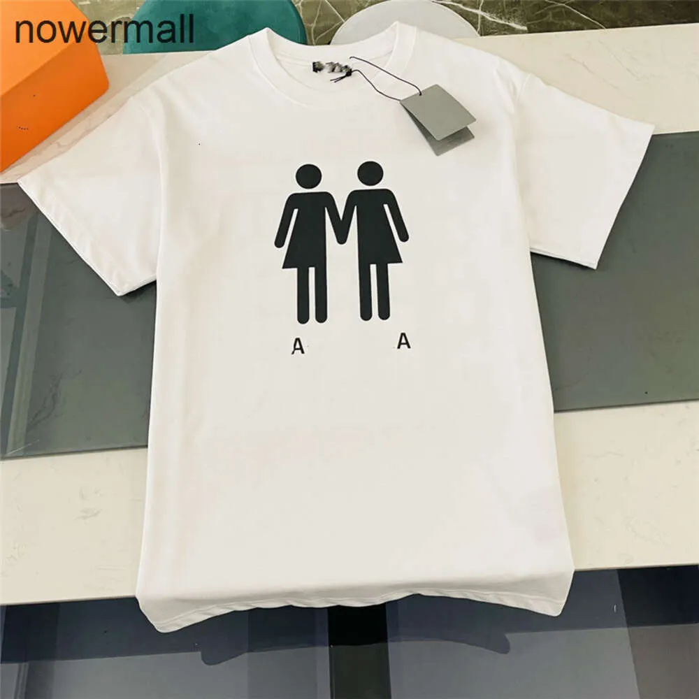 Tshirt Wrinkle Student balen Men ity New Cotton Soft balencigaly Resistant Printing Letters Casual Mens Couple Short Lining 0508 TShirts Fashion 95Q7