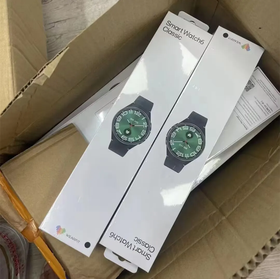 Smart Watch6 Classic Smart Watch 6 Hombres Mujeres 1.52 pulgadas HD Pantalla grande Cool Bluetooth Llamadas Smartwatch NFC Juego Cronómetro Boold Tracker Función para SAM Galaxy Watch 6