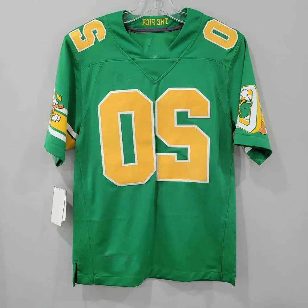 Полная вышивка OREGON DUCKS PUDDLES 1994 The Pick KENNY WHEATON 20, трикотаж, сшитый на заказ, любое имя, номер Jer 55