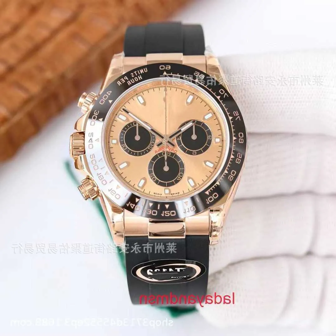 Brand Designer ZF Roless for uomini e donne completamente automatico orologio meccanico Panda Rainbow 4130 Timing multifunzionale con scatola originale WD7W