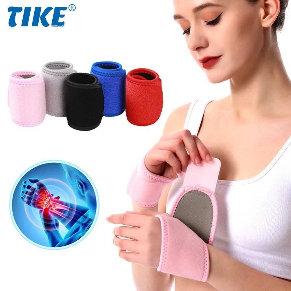 Suporte de pulso TIKE Wrist Wraps Brace Suporte de tendinite ajustável para artrite do túnel do carpo Manga de proteção contra dor torcidaWeightlifiting YQ240131