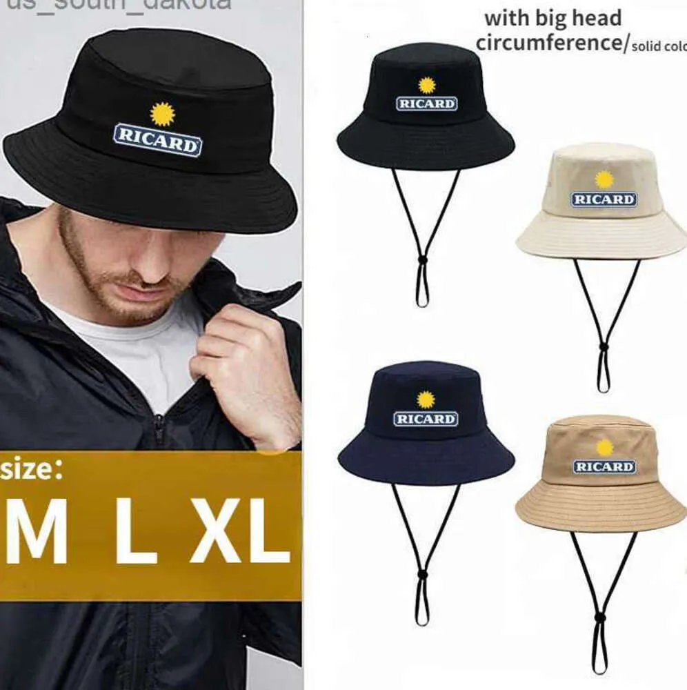 Bob XL Big Head Bucket Hats 63cm för män Kvinnor Bob Summer Fisherman Hat With String Large Panama Custo444811