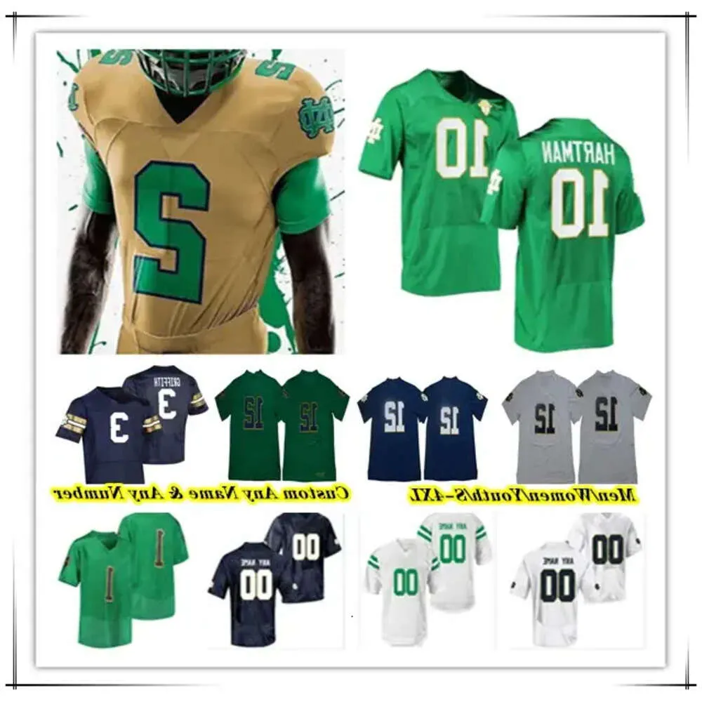 Notre Custom Dame ND Fighting Irish College Football Jerseys Joe Montana Sam Hartman Audric Estime Jeremiyah Love Gi'bran Payne Jayden Th 46