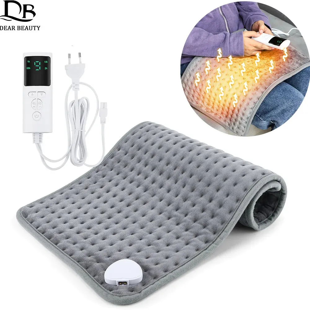 3059cm Electric Heating Pad Waterproof Winter Heater Abdomen Shoulder Back Pain Relief Physiotherapy Blanket Warm Mat Sofa Bed 240130