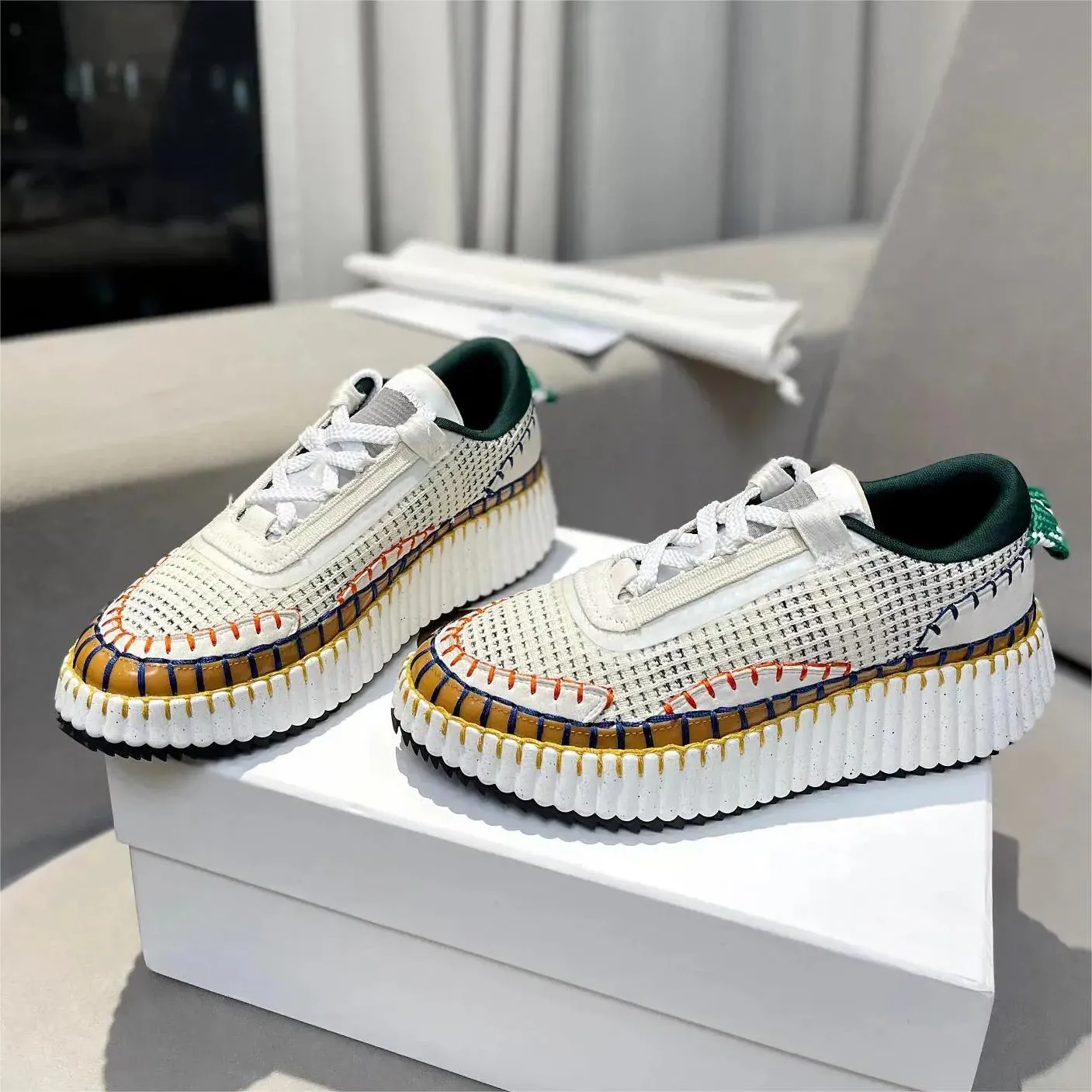 Designer Sneakers Fendi Tennis Shoes Womens Designer Sneakers New