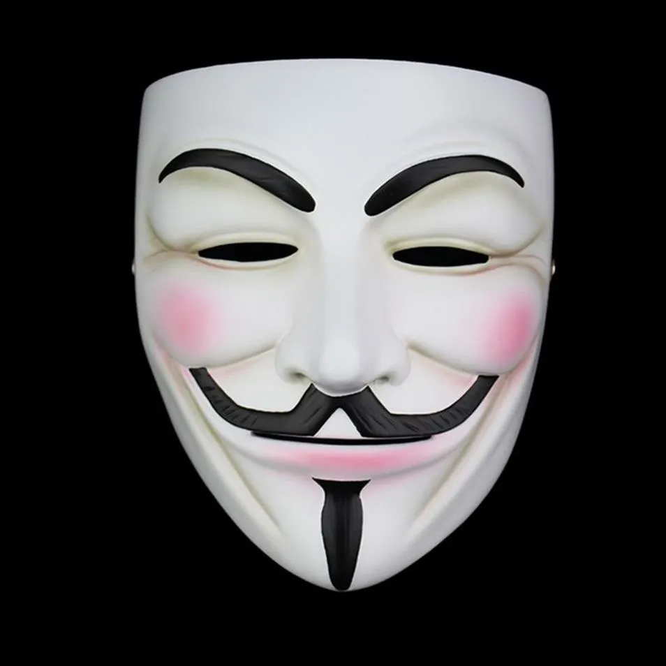 Hoge Kwaliteit V For Vendetta Masker Hars Verzamelen Home Decor Party Cosplay Lenzen Anoniem Masker Guy Fawkes T200116247B