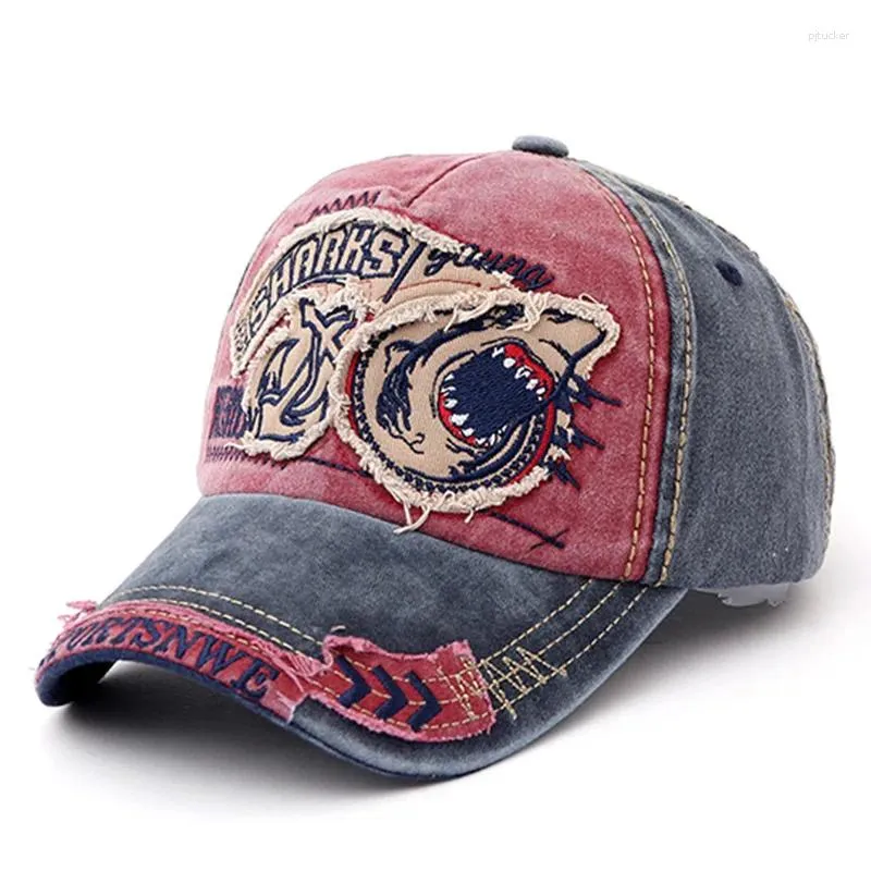 Бейсбольные кепки Бейсболка из промытого хлопка для мужчин Вышивка букв Casquette Уличная одежда Snapback Женская шляпа Ретро Повседневная дальнобойщик