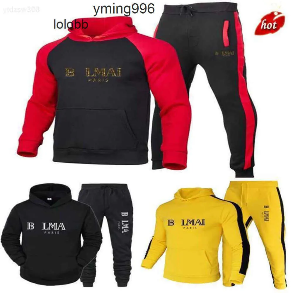 Balmanly Ballmainly samma bollman BalMin Love Balmani Passar 0Cr7 Mens Tracksuits Kläd Tracksuit Designer Hoodie Sportswear Pure Cotton for Fashion Hoo PX82