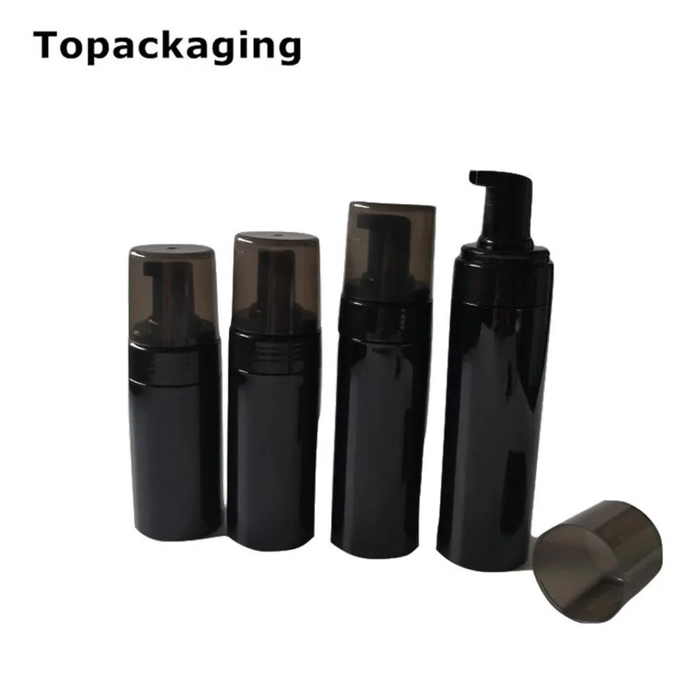 100ml 120m 150ml 200ml Plastic Refillable Travel Foamer Pump Bottle Body Wash black soap foaming pumps PET DIY Liquid Dish Soap255t