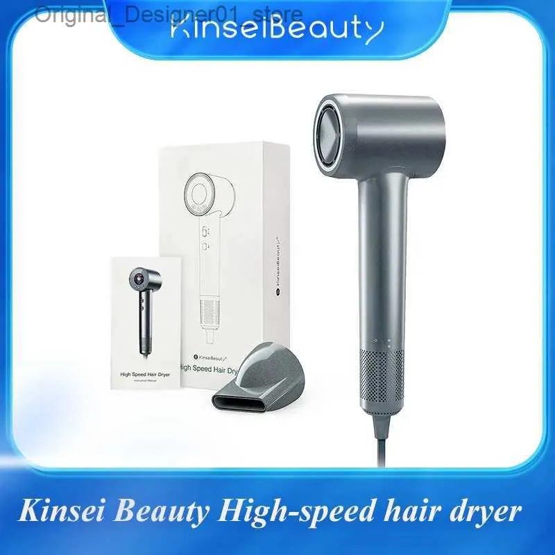 Secadores de cabelo KinseiBeauty secador de cabelo de alta velocidade íon negativo de alta velocidade secar rapidamente frete grátis Q240131