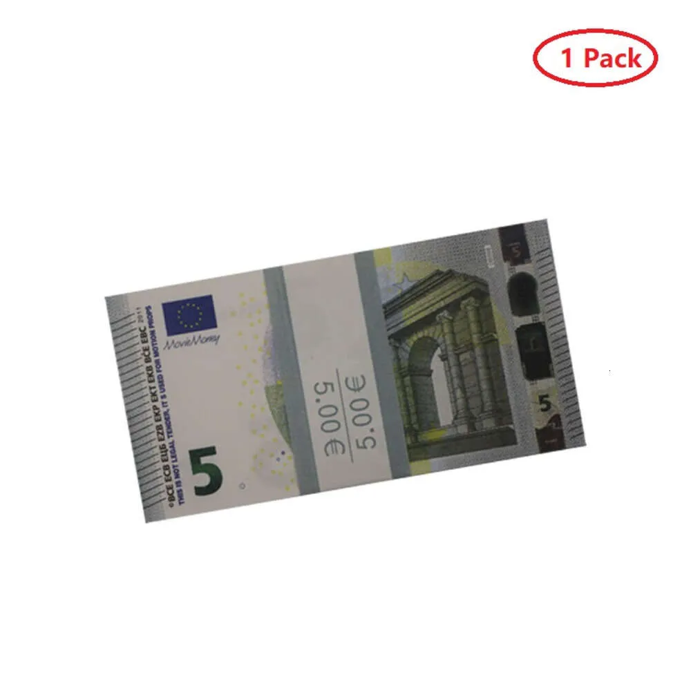 Prop money copy giocattolo party euro realistico falso uk banconotes money fingted a doppio lato248pindf