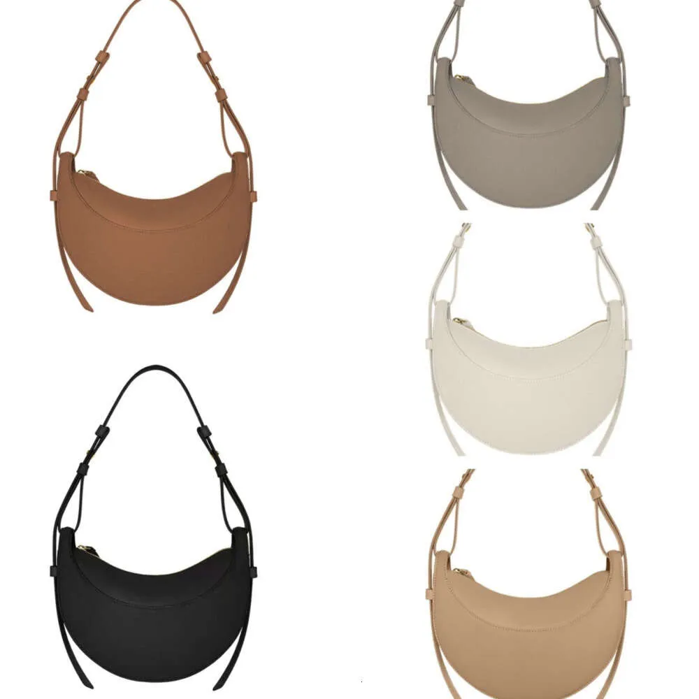 2024 Designerskie torby na ramię Numero Dix półksiężycowa torba pełna ziarna teksturowa/gładka skórzana cielęta Charakterystyka TOTE Crossbody Women Hobo torebki
