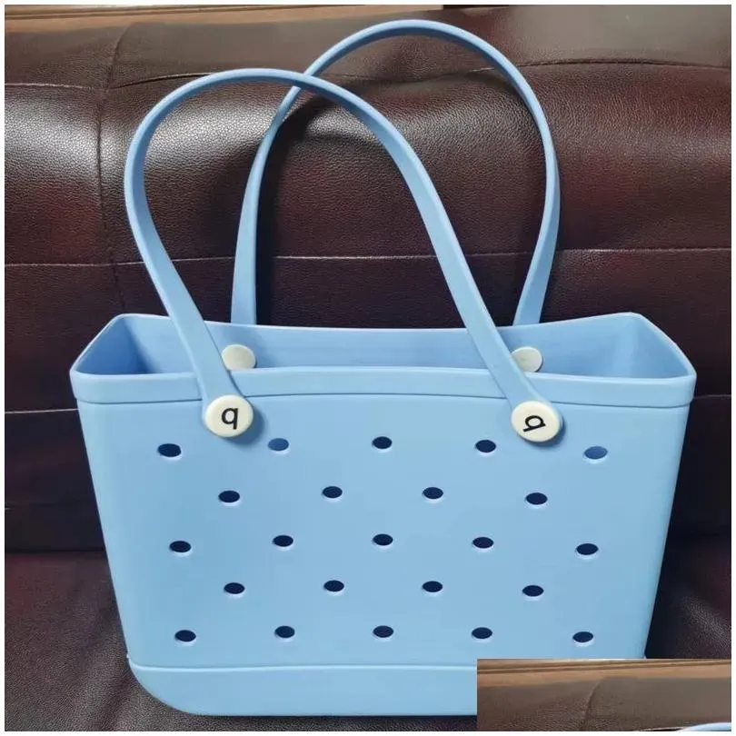 bogg bag silicone beach custom tote fashion eva plastic beach bags 2023 women summer