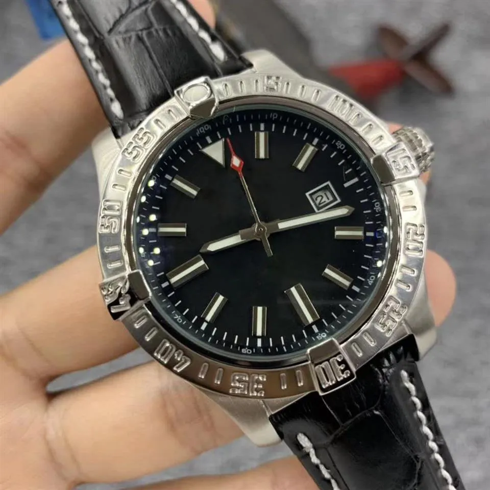 Мужские часы на правой руке Avenger 43 мм, черный циферблат, автоматические механические часы с резиновым ремешком, плавная застежка, мужской спортивный стиль 90233w
