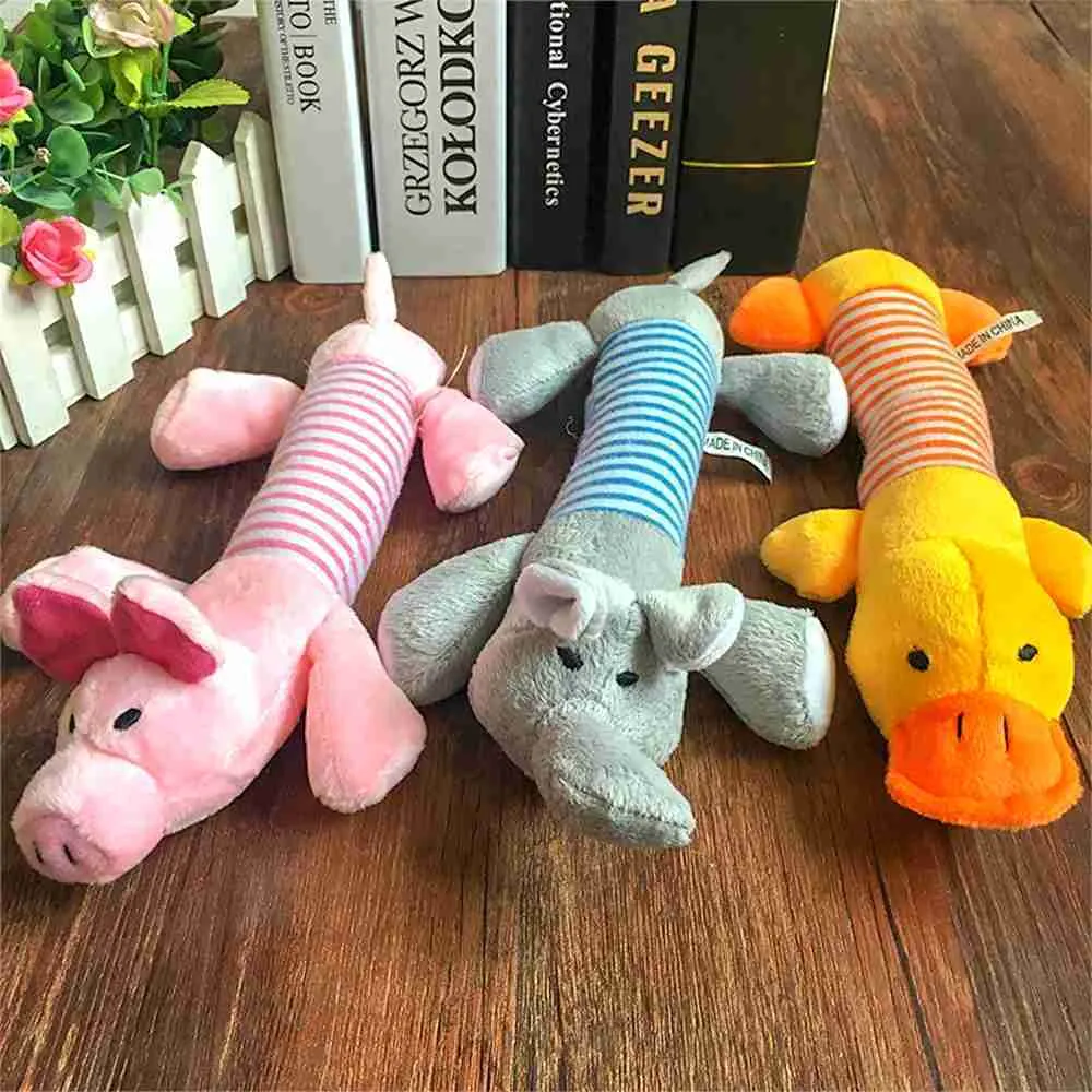 Giocattoli per cani mastica giocattolo per cani da compagnia Squeak peluche per cani forniture adatto per tutti i cuccioli giocattolo sonoro per animali domestici divertente durevole masticare molare giocattolo carino forniture per animali domestici