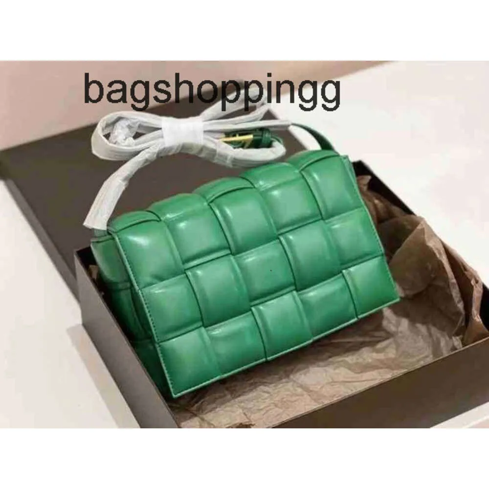 Almohada Bolsos de noche Lujo Boteega Classic Tote Bolsa de celosía Hombro Tejido Lady Messenger Bolsas Pequeño Cassette Ocio Venetaes Green Square Mujer TDST