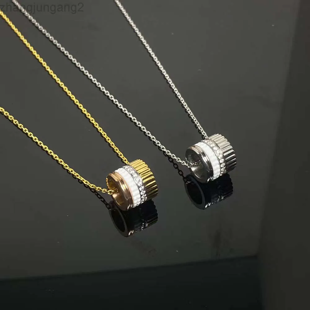 Designer Bvlgary Jewelry, uma nova versão sofisticada do colar Baojia Shilong com banho de ouro rosa 18k e uma celebridade da Internet que não desbota