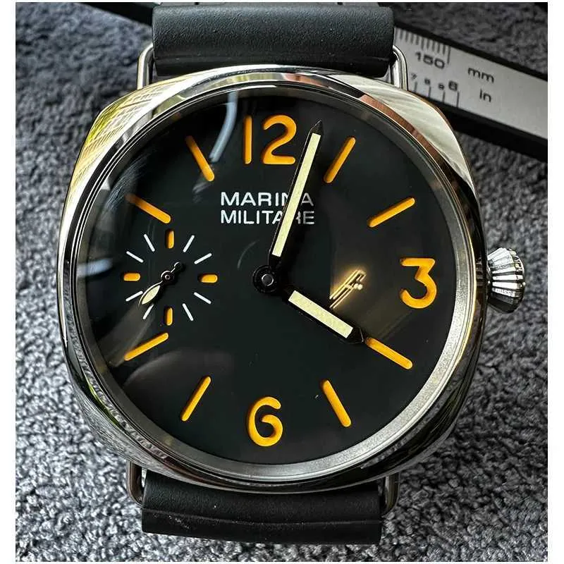 Altri orologi Seagull ST3600 Orologio meccanico manuale C9 Glow Retro Navy Military Watch da uomo Trasporto diretto J240131