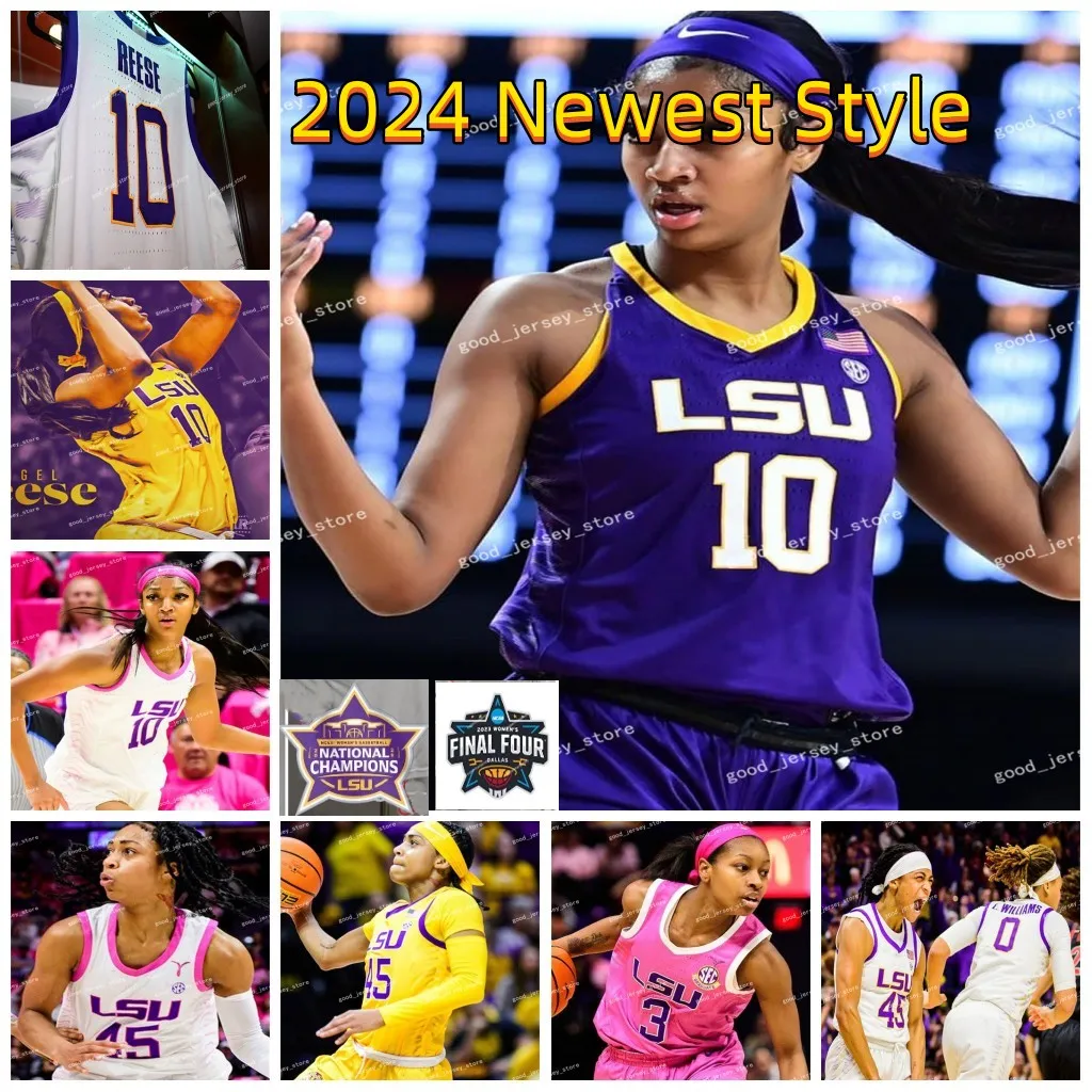 Womens LSU Basketball Jerseys Angel, Poa, Flaujae, Johnson, Jasmine