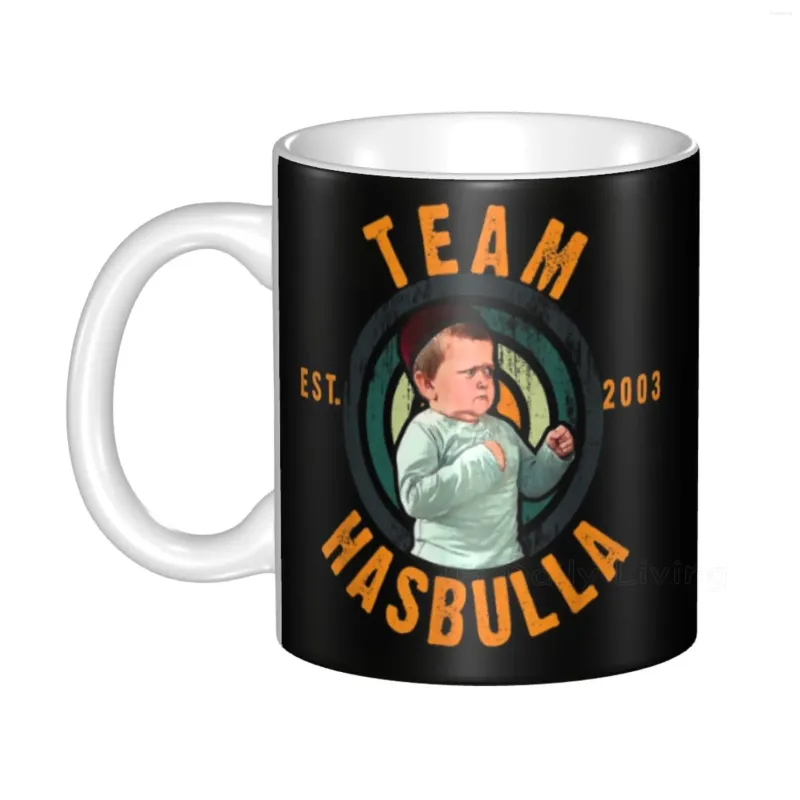 Canecas Engraçado Hasbulla Sorriso Caneca Lutando Little Khabib Meme Bebendo Criativo Cool Porcelana Cups Presente