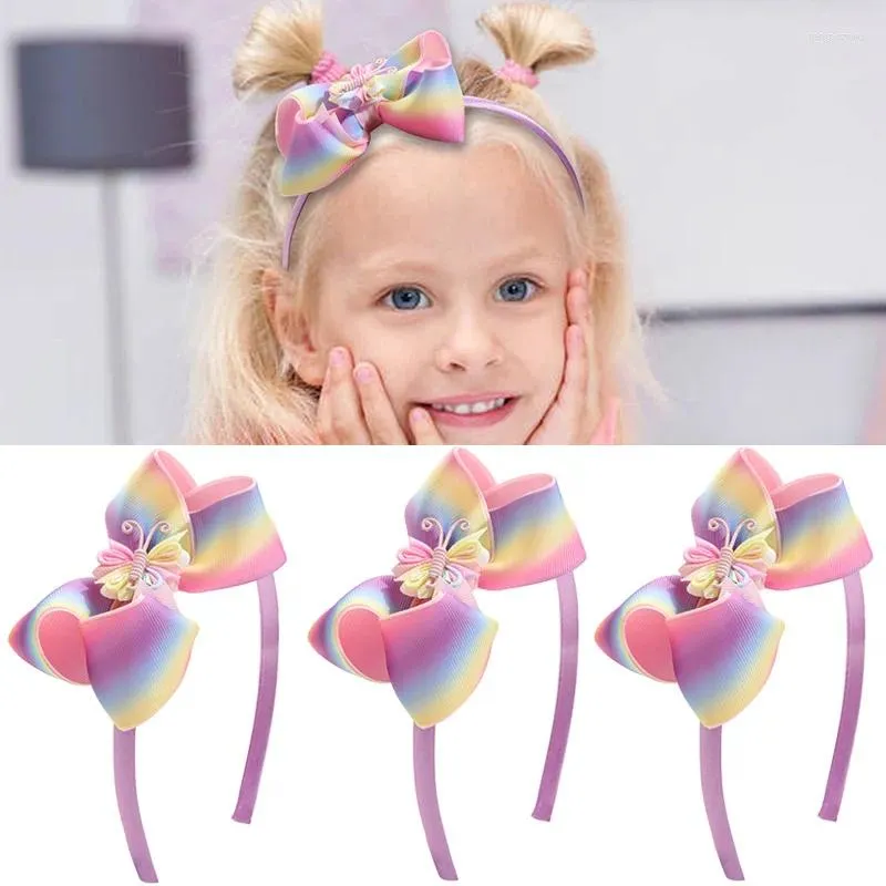 Hair Accessories Lovely Butterfly Hairband Girls Non-slip Hoops Sweet Princess Kids Boutique Bow Headbands Headwear