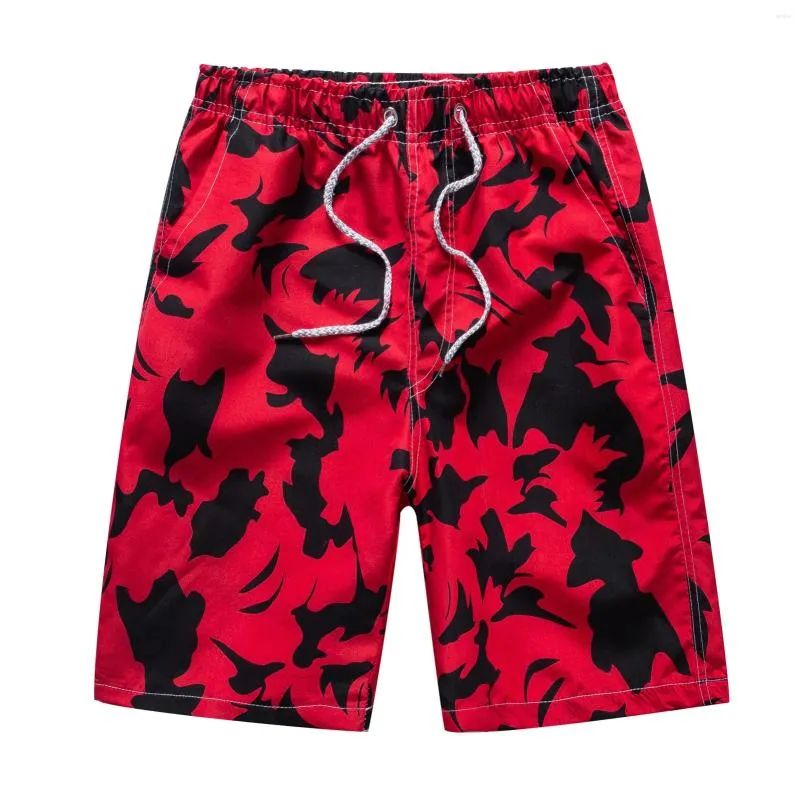 Men's Shorts Y2k Vintage Board For Men Drawstring Double Pocket Swimming Trunks Hawaiian Breeches Knee Casual Daily Beachwear