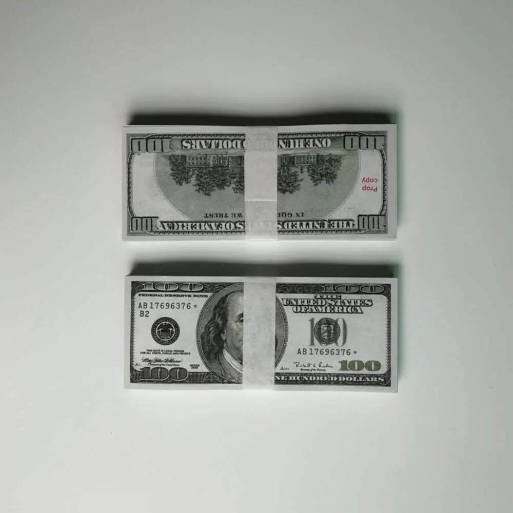 Фальшивые деньги банкнот 5 10 50 50 100 долларов США в долларах евро реалистичный игрушечный бар реп.