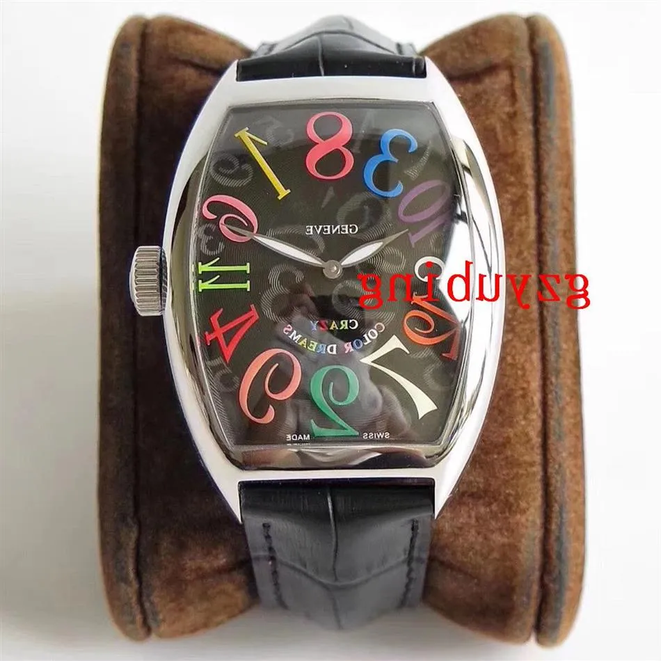Kwaliteit Horloges CRAZY UREN 8880 Mechanisch Automatisch Roestvrij Staal Heren Heren Dames Dameshorloge Horloges Watches2244