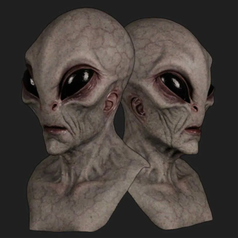 Halloween Scary Horrible Horror Alien Supersoft mask Magic Creepy Party Decoration Funny Cosplay Prop Masks287K