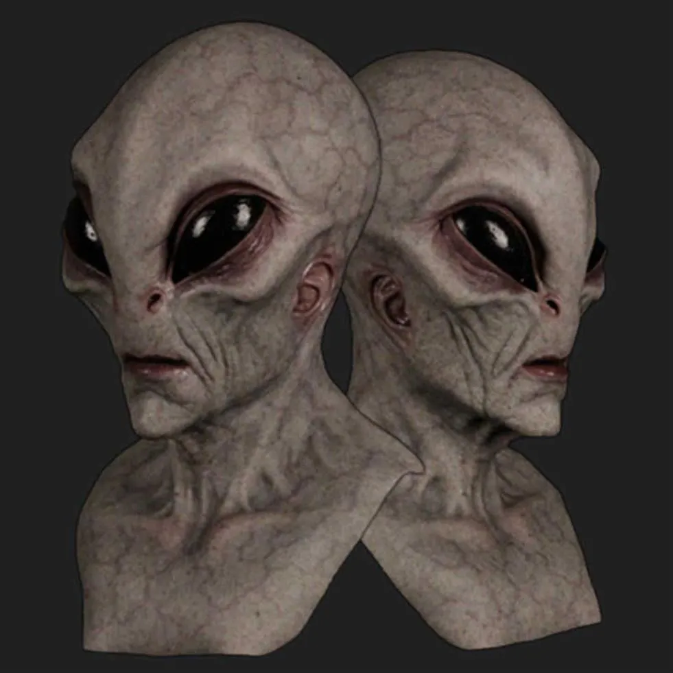 Halloween Scary Horrible Horror Alien Supersoft masker Magic Creepy Party Decoratie Grappige Cosplay Prop Masks287K