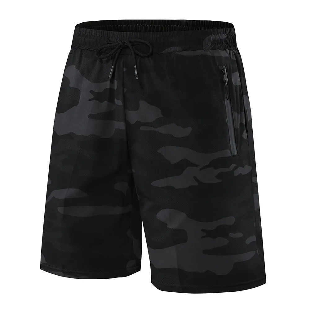 lu Summer Mens Sports Fitness Camouflage Shorts Outdoor Training Running Leisure Five Cent Shorts Size M-2XL Breathable 202032