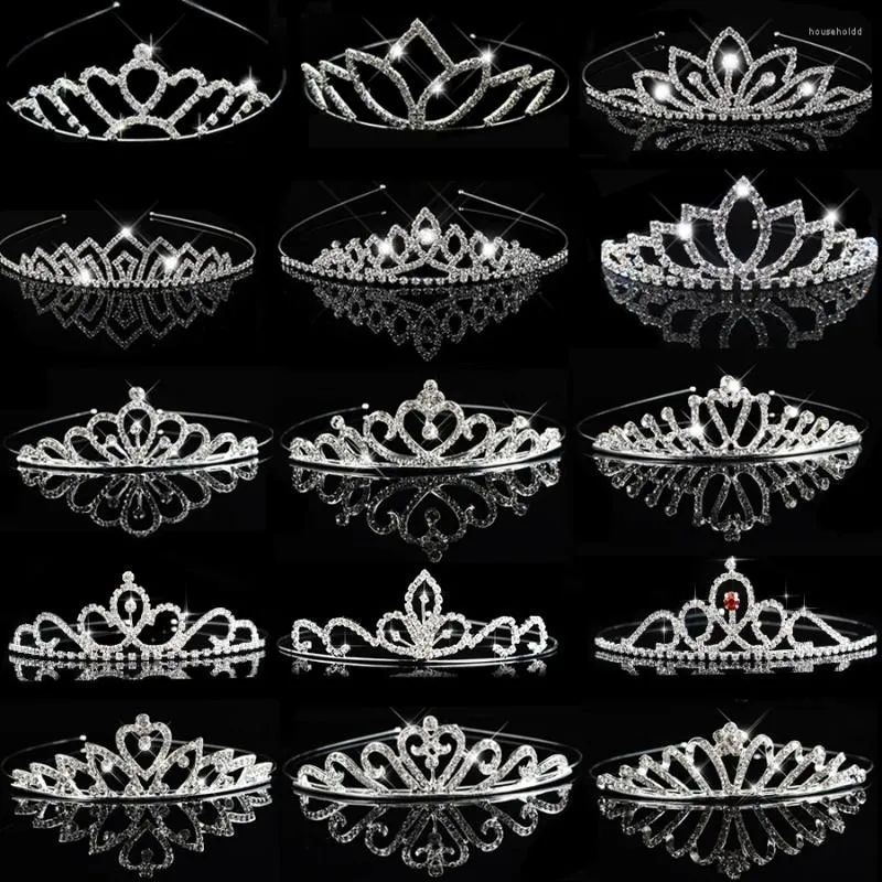 Pinces à cheveux princesse mariée couronne accessoires de mariée pour femmes filles bandeau en cristal bijoux de mariage ornements casque coiffure