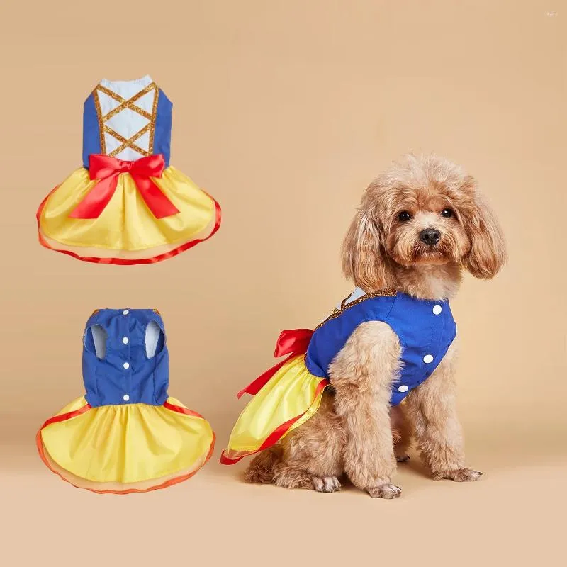 Vêtements pour chiens Costume de neige - Robe de princesse de Noël pour animaux de compagnie pour fête d'Halloween Événements spéciaux