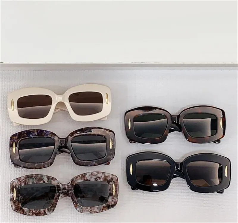 New fashion design screen sunglasses in acetate model 40114I trendy shape frame simple and unique style 100% UVA/UVB protection outdoor glasses