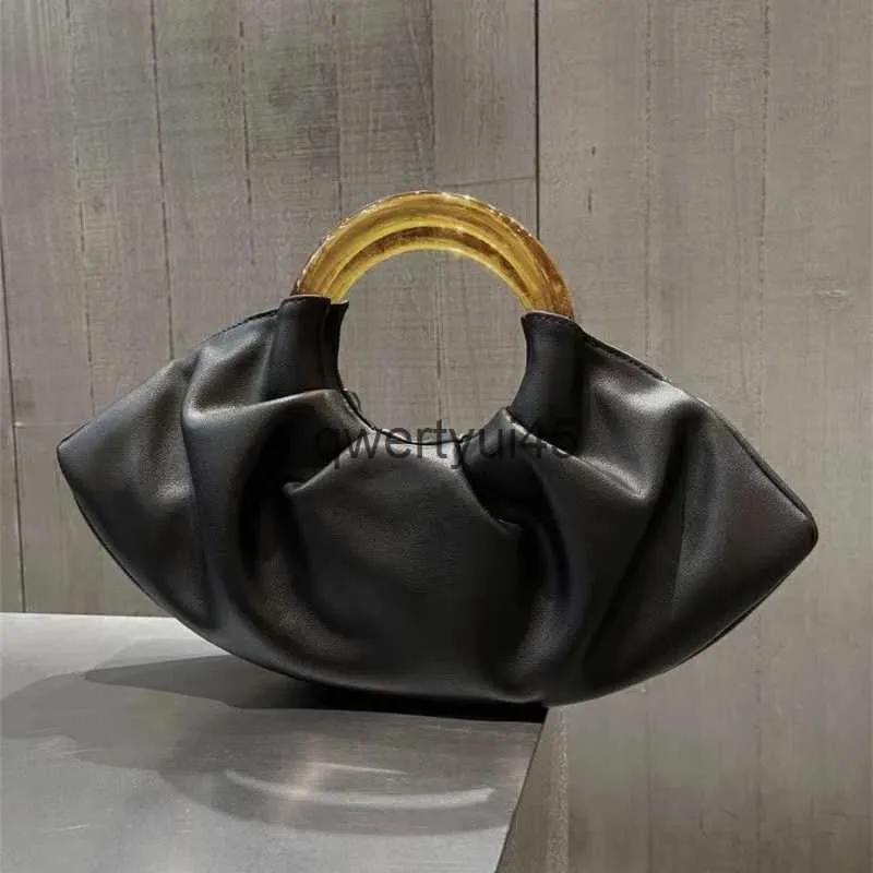 Sacs à bandoulière obos plissé Clu sac PU cuir luxe designer et sacs pour femmes 2023 nouvelle mode grande capacité croissant dame bourseh24131